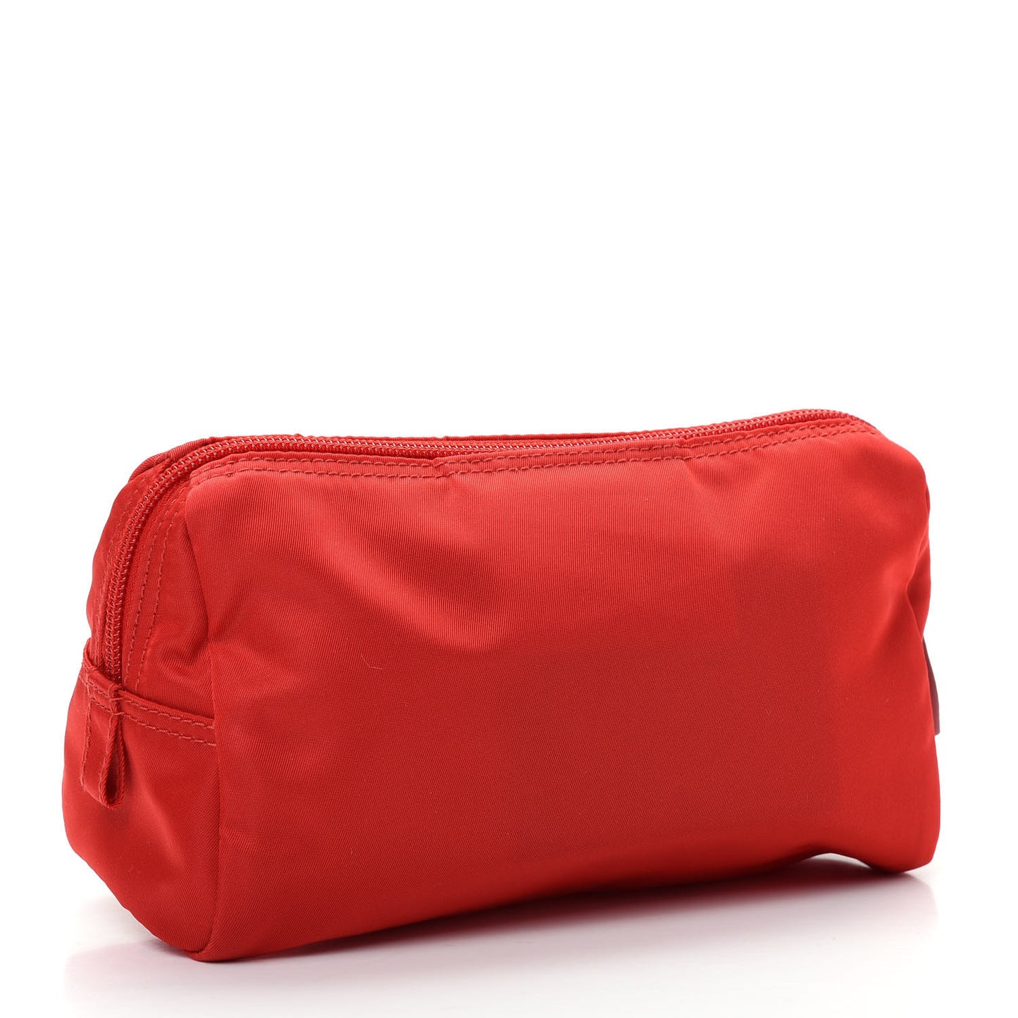 Tessuto Nylon Vela Cosmetic Pouch Rosso