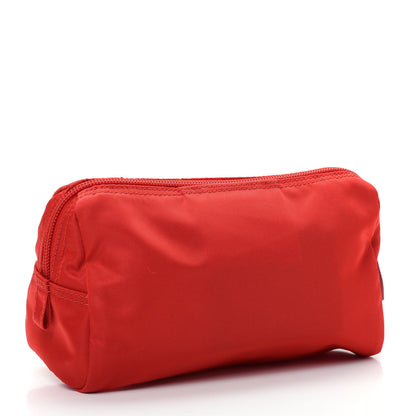 Prada Tessuto Nylon Vela Cosmetic Pouch Rosso 3 of 8