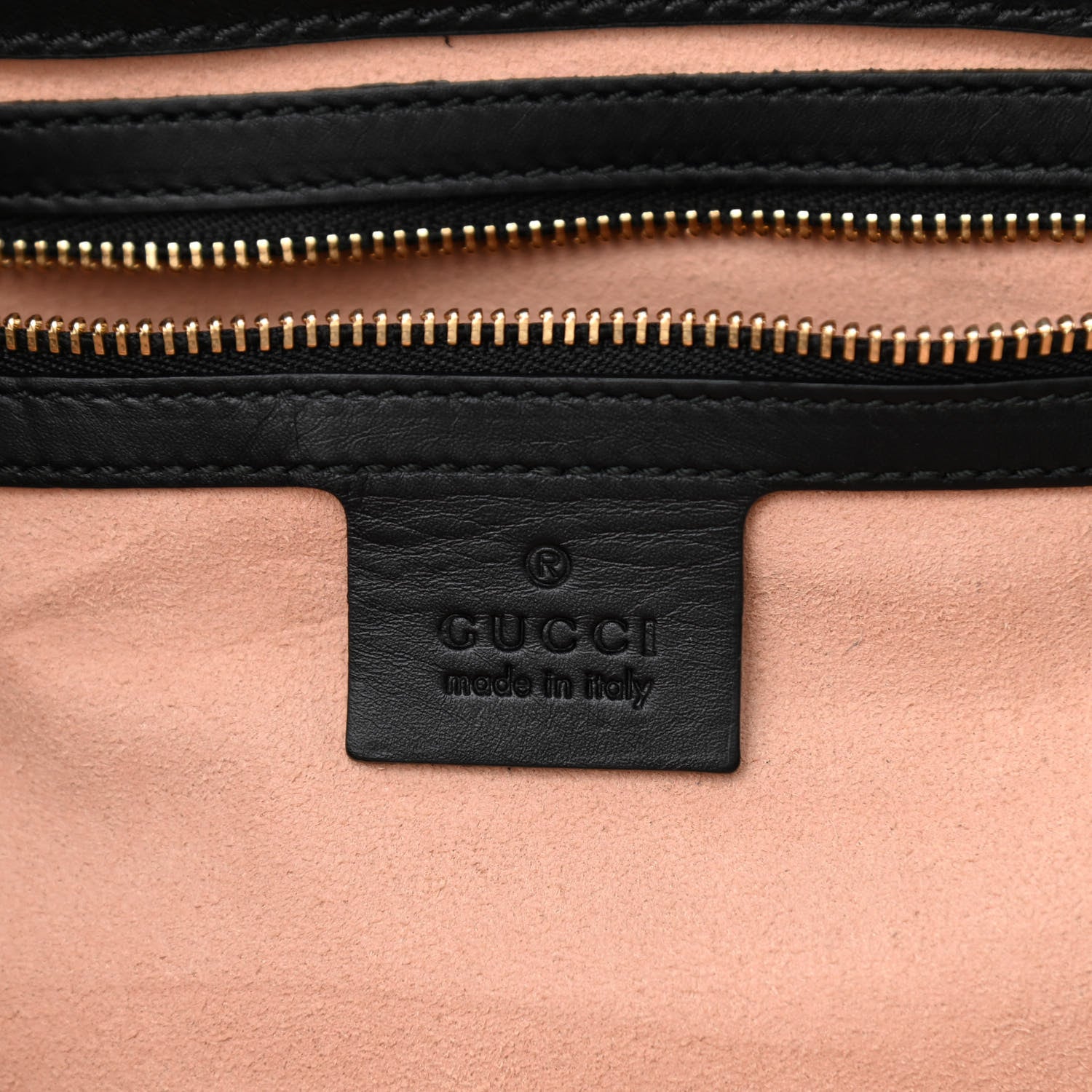 Gucci Nappa Bamboo Small Nymphaea Top Handle Bag Black 5 of 10
