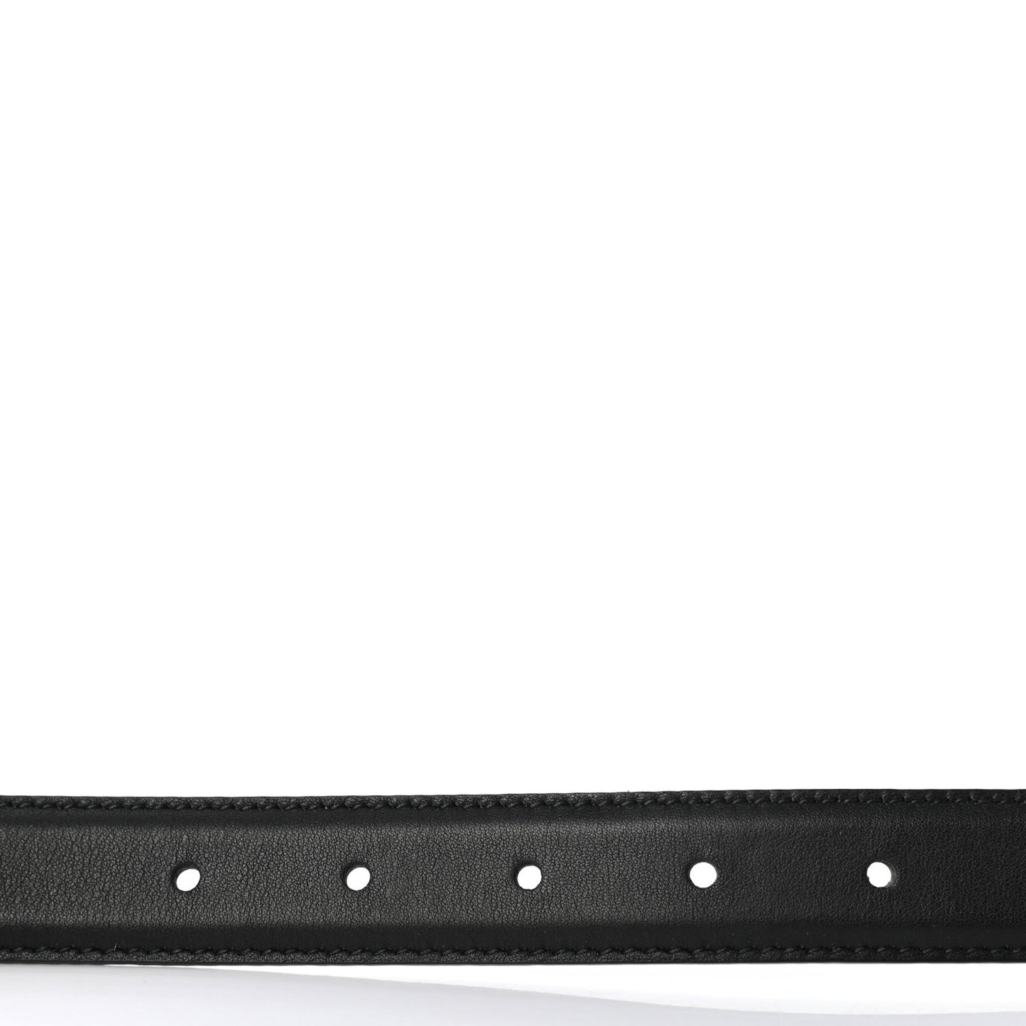 Moon Calfskin Interlocking G 25mm Belt 95 38 Black