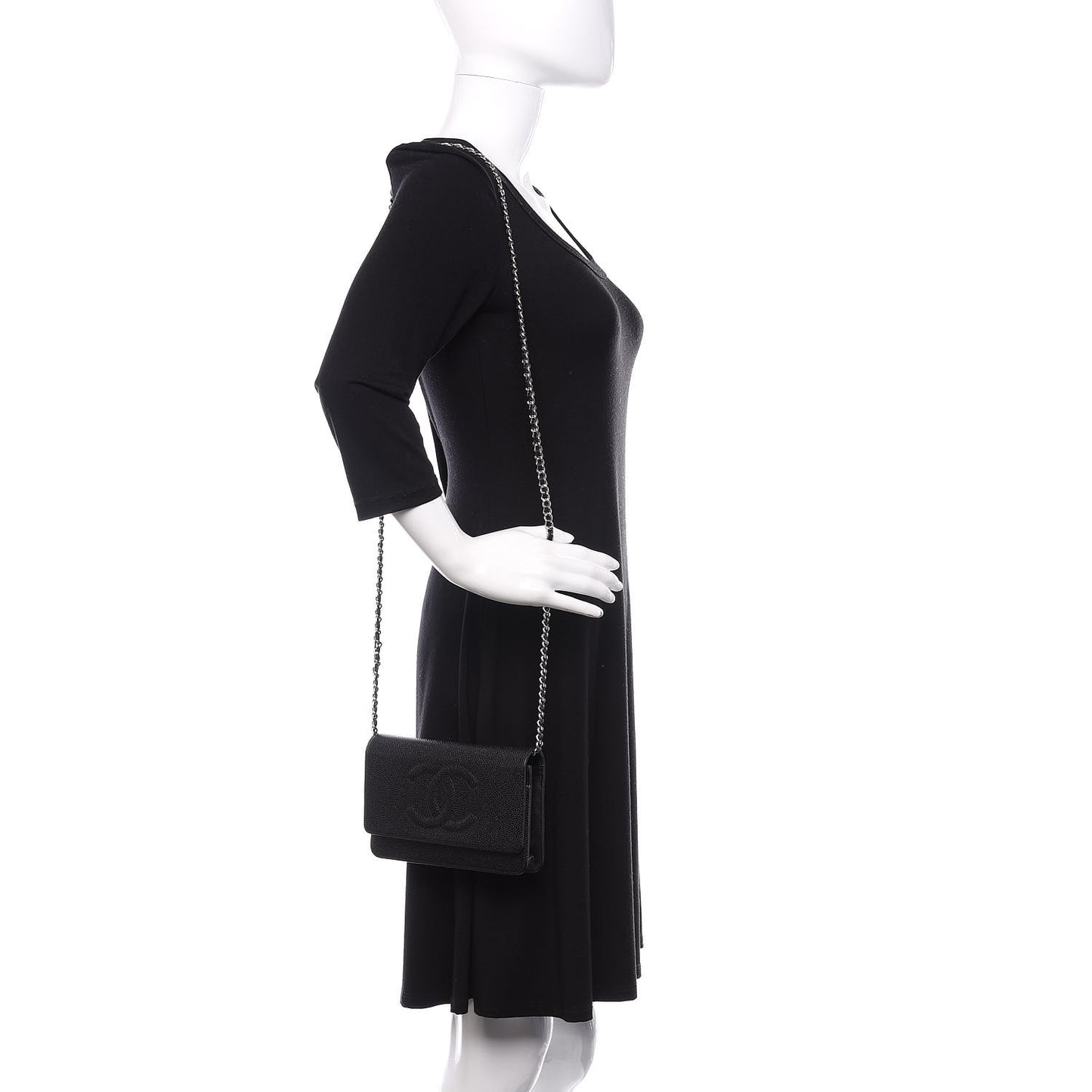 Caviar Timeless CC Wallet On Chain WOC Black