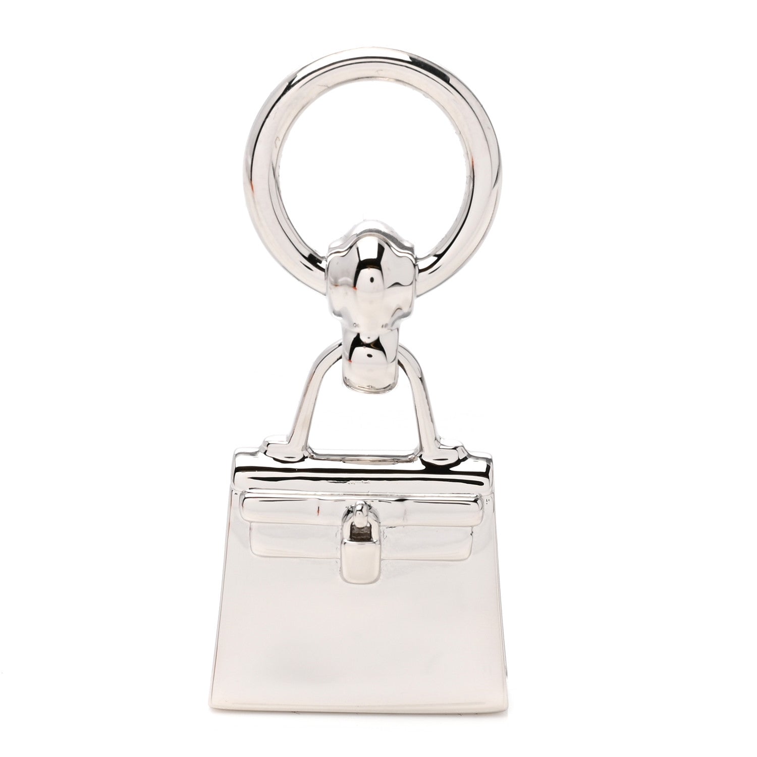 Hermes Palladium Mini Kelly Twilly Ring 1 of 3