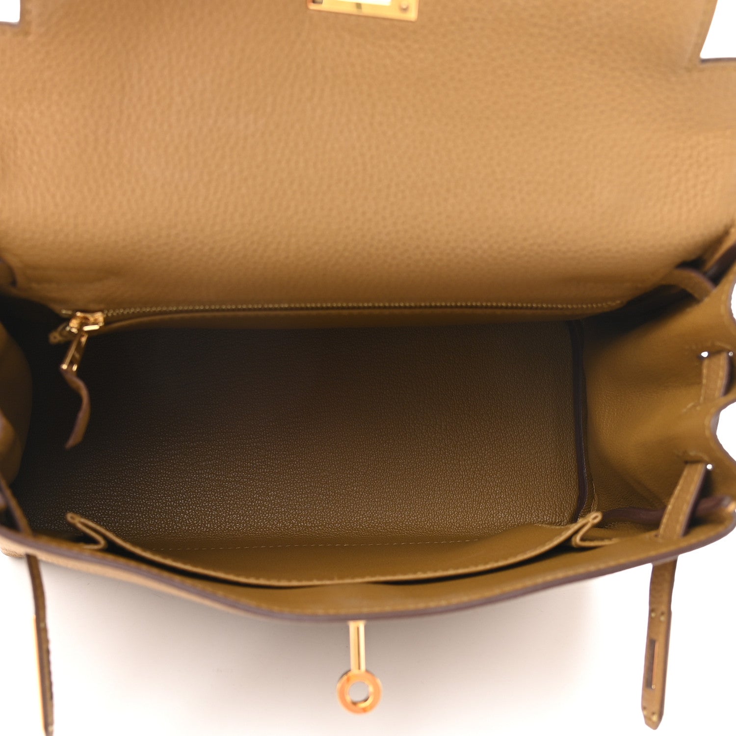 Hermes Togo Kelly Retourne 25 Bronze Dore 5 of 10