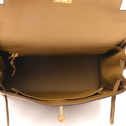 Hermes Togo Kelly Retourne 25 Bronze Dore 5 of 10