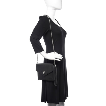 Louis Vuitton Soft Calfskin My Lockme Pochette Black 2 of 9