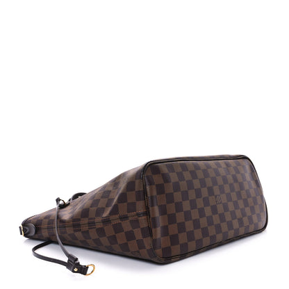 Louis Vuitton Damier Ebene Braided Neverfull MM Pink 5 of 13