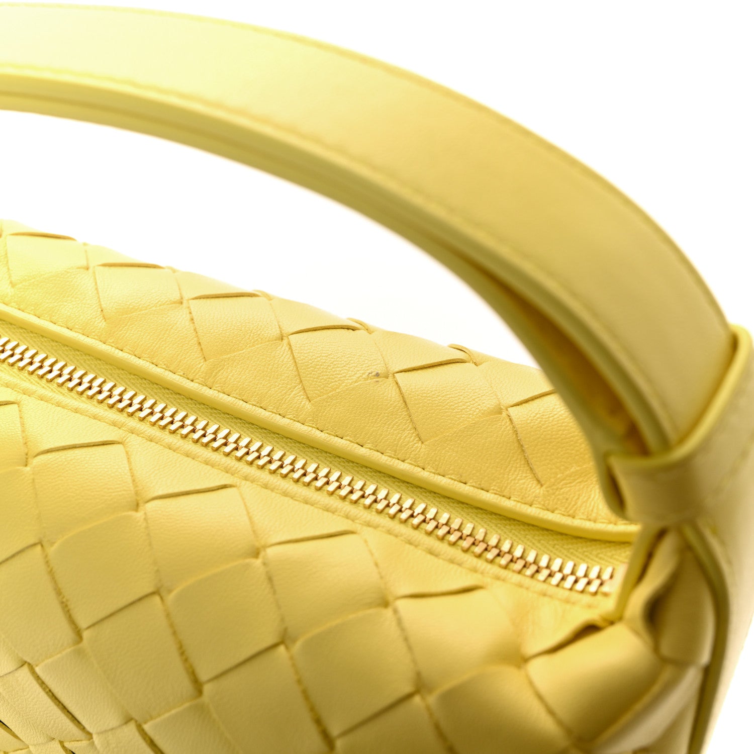 Bottega Veneta Calfskin Nappa Intrecciato Candy Wallace Sherbert 12 of 13