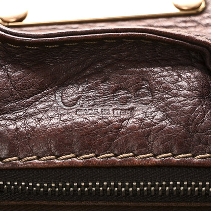 Chloe Calfskin Medium Paddington Satchel Chocolate 6 of 10