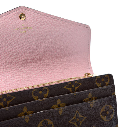 Louis Vuitton Monogram Sarah Wallet NM Rose Ballerine 5 of 10