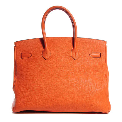 Hermes Togo Birkin 35 Orange 4 of 28