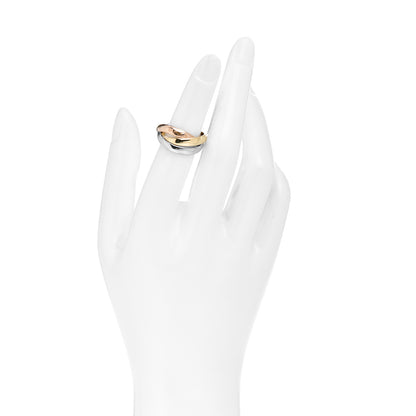Cartier 18K Pink Yellow White Gold Classic Les Must De Cartier Trinity Ring 51 5.75 2 of 4