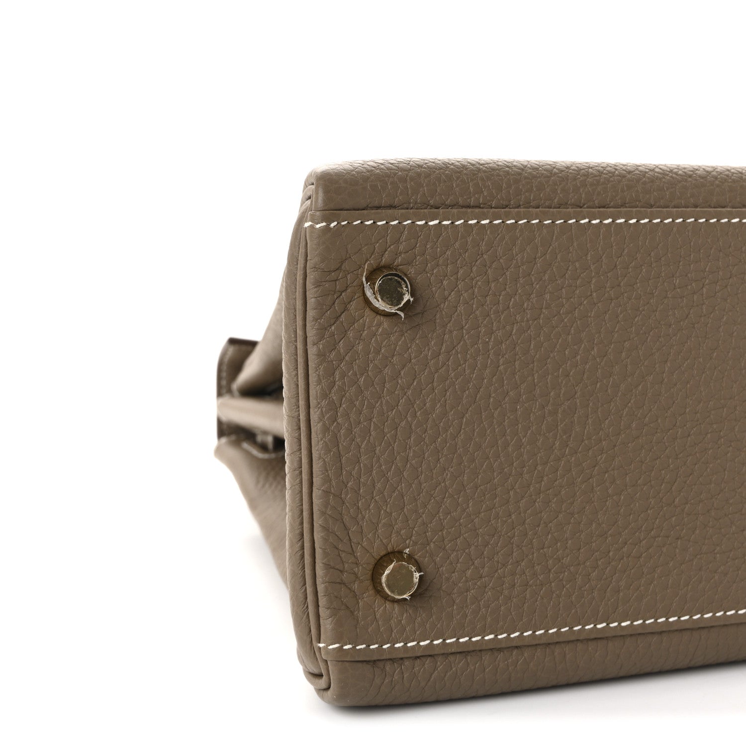 Hermes Togo Kelly Retourne 28 Etoupe 8 of 10