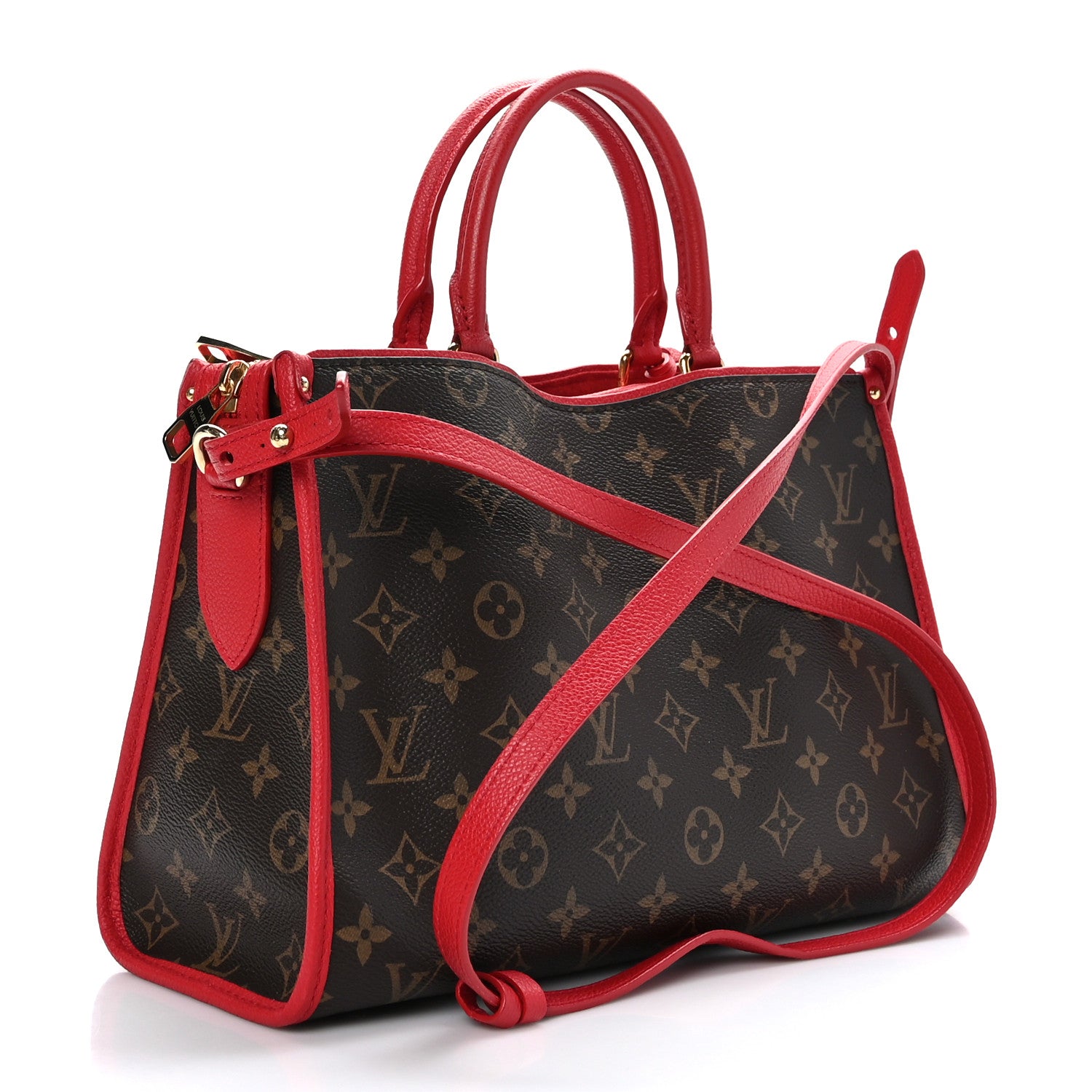 Louis Vuitton Monogram Popincourt PM Red 2 of 9