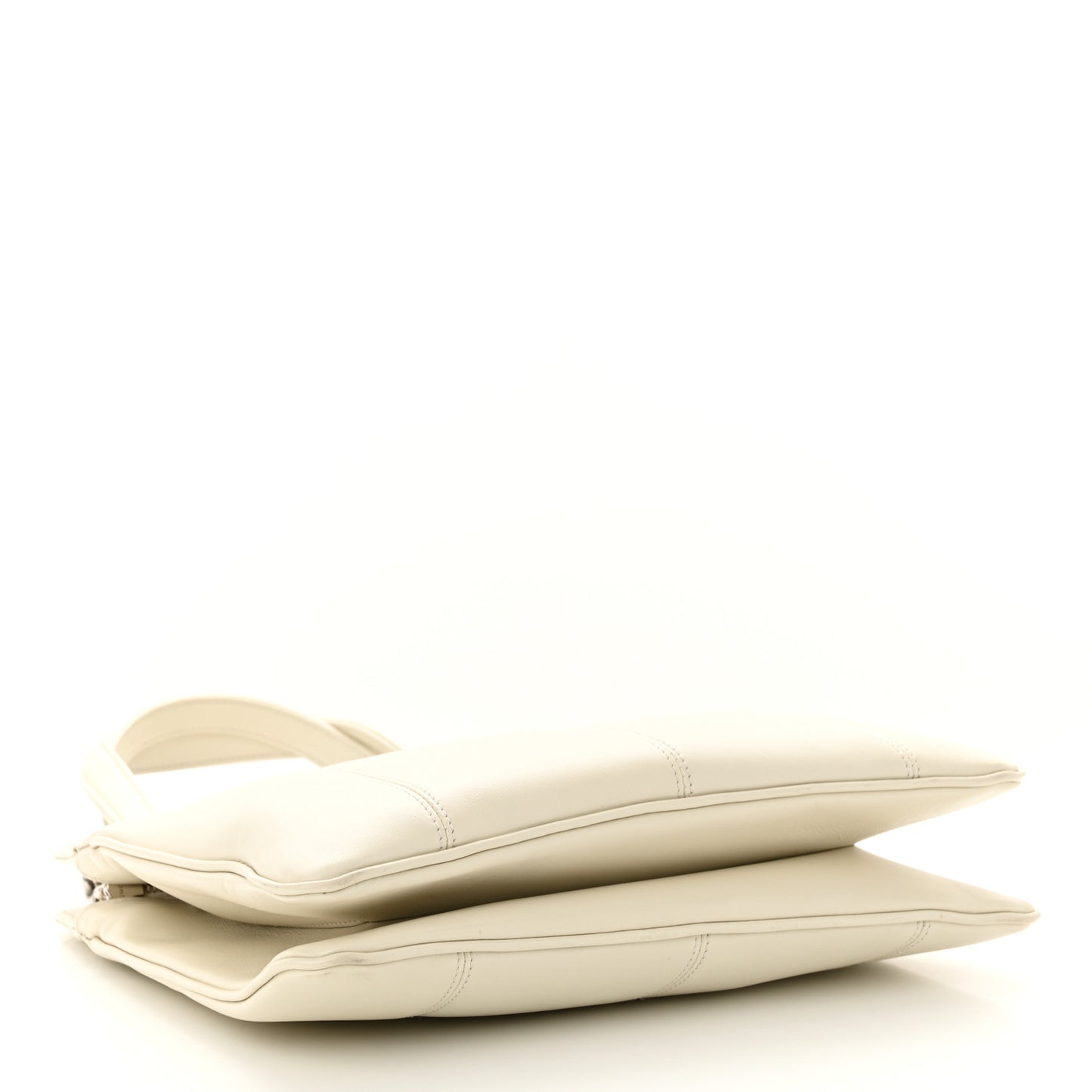 Senna Calfskin Petite GG Tote Bag Mystic White
