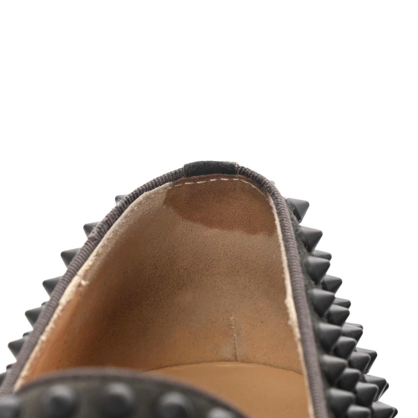 Veau Velours Spikes Mens Roller Boat Flat 40 Ombre