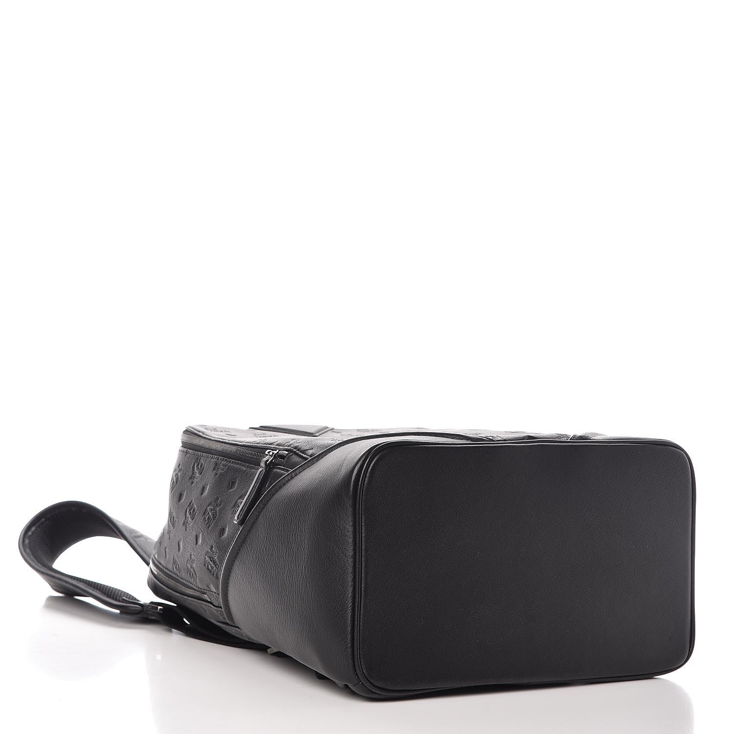 MCM Calfskin Ottomar Monogram Duke Backpack Black 4 of 9