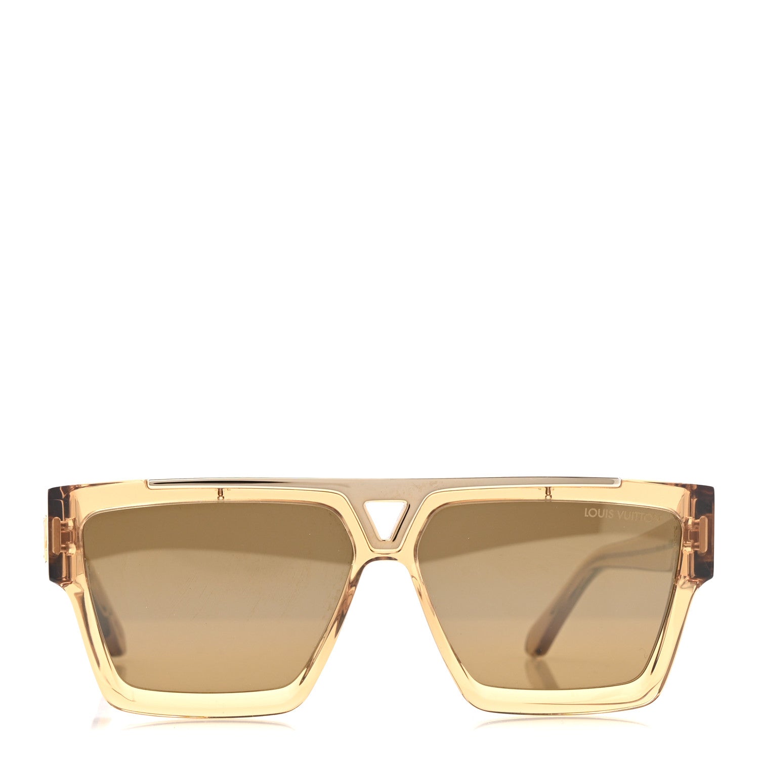 Louis Vuitton Acetate 1.1 Evidence Sunglasses Z1979W Transparent Gold 2 of 7