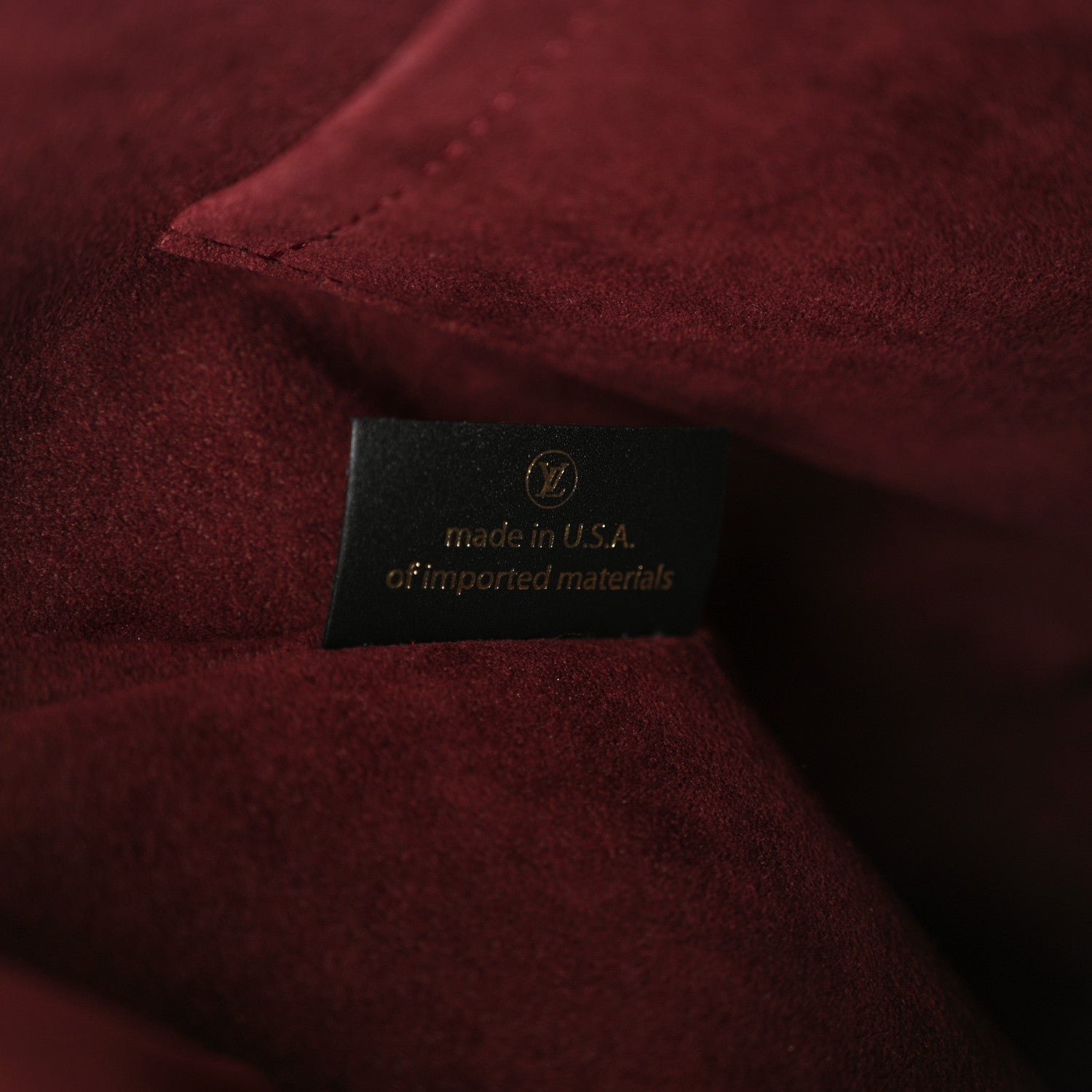 Louis Vuitton Monogram V Tote MM Bordeaux 7 of 10