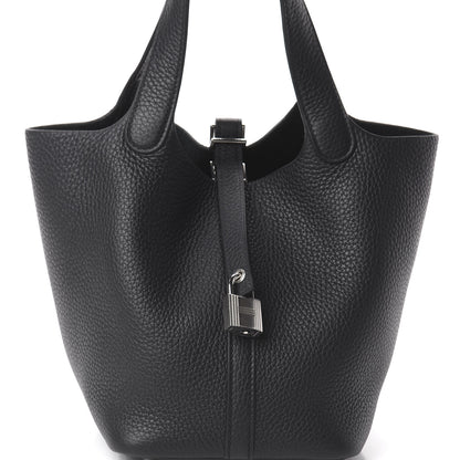 Hermes Taurillon Clemence Picotin Lock 18 PM Black 7 of 9