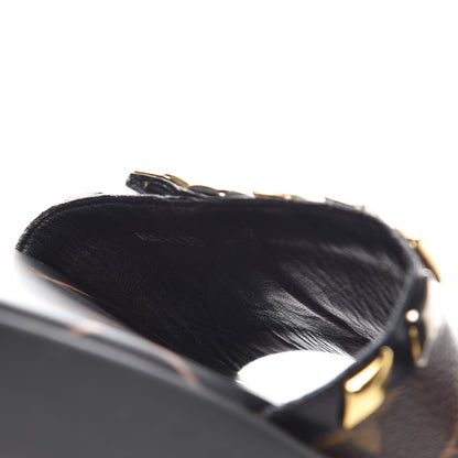 Louis Vuitton Calfskin Monogram Eldorado Flat Mules 40 Black 8 of 10