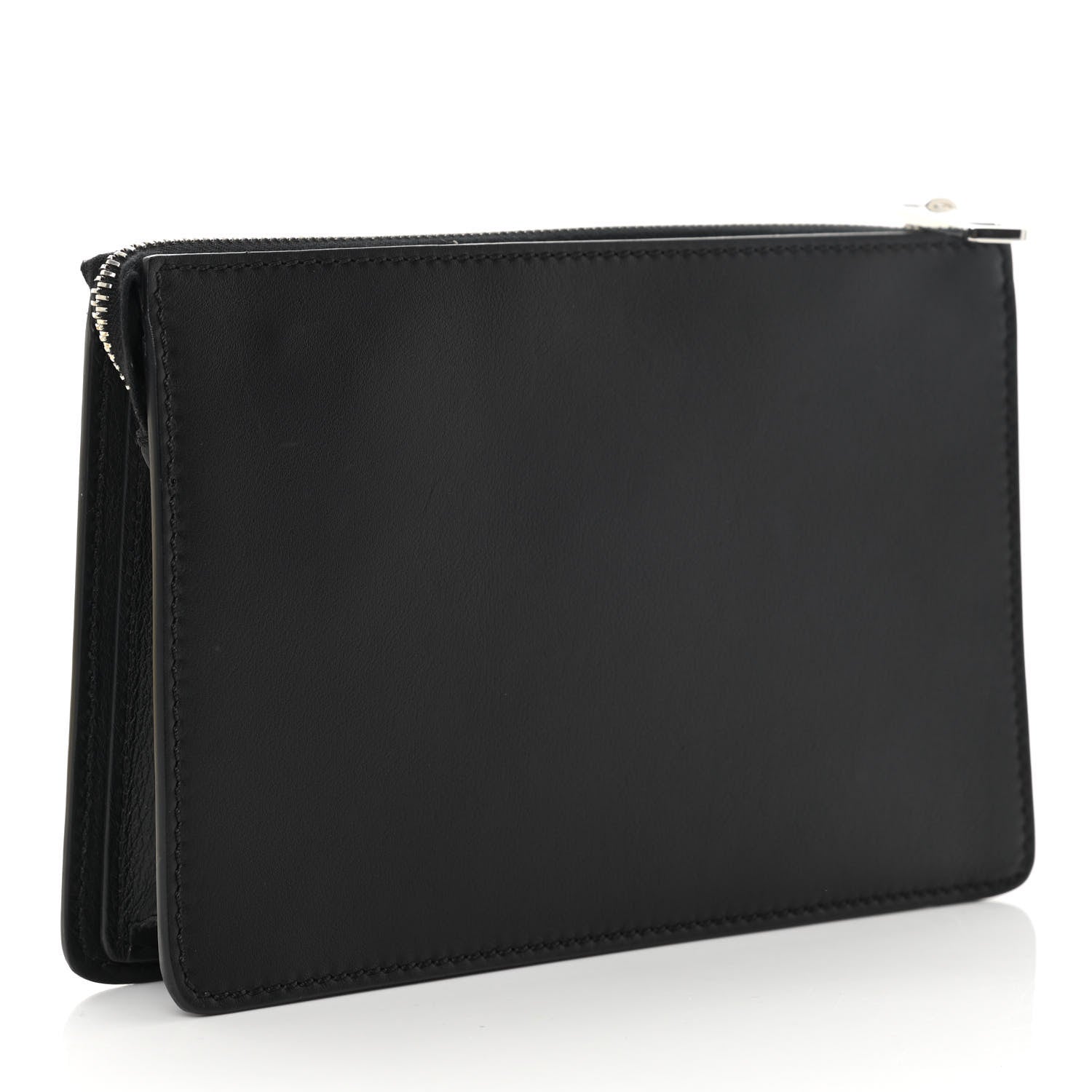 Fendi Calfskin Faces Slim Clutch Black Multicolor 3 of 9
