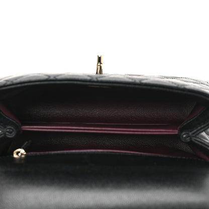 Chanel Caviar Quilted Mini Coco Handle Flap Black 5 of 9