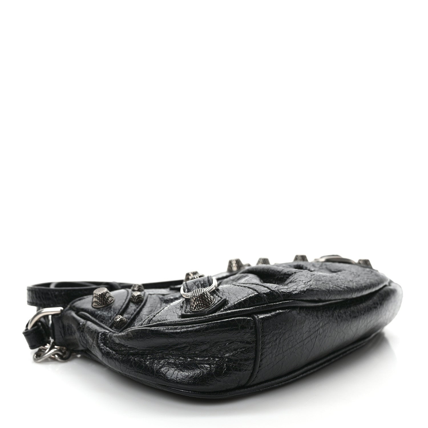 Balenciaga Agneau Arena Le Cagole Mini Purse With Chain Black 4 of 8