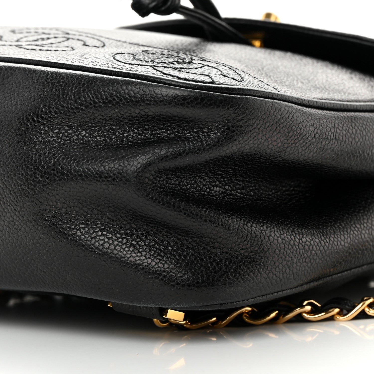 Chanel Caviar CC Backpack Black 10 of 15