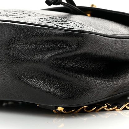 Chanel Caviar CC Backpack Black 10 of 15