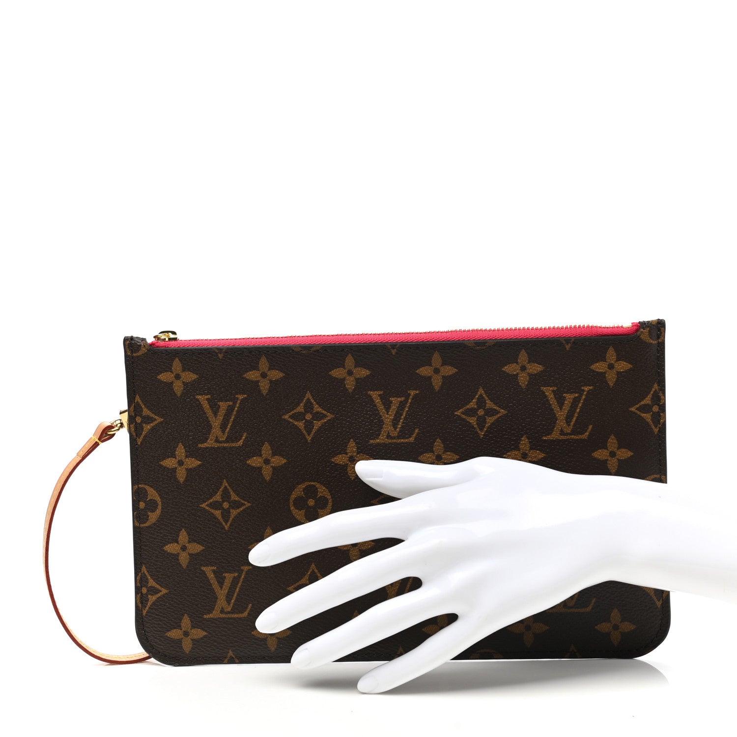 Louis Vuitton Monogram Neverfull MM GM Pochette Pivoine 2 of 7