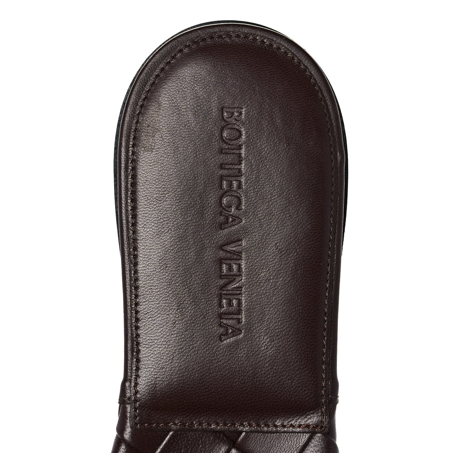 Nappa Maxi Intrecciato Lido Flat Sandals 36.5 Oak