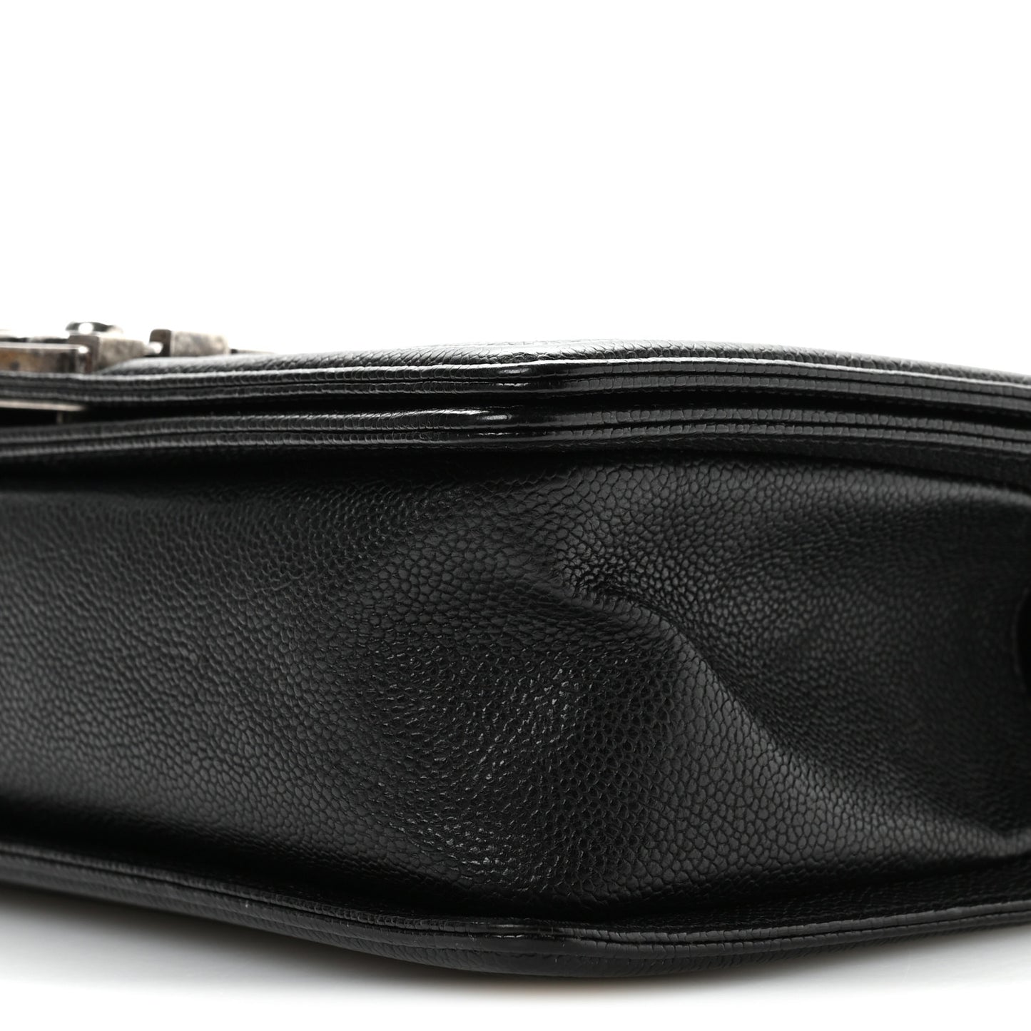 Caviar Quilted Medium Boy Flap Black