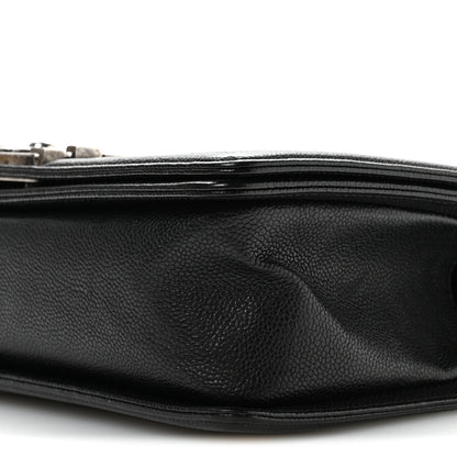 Chanel Caviar Quilted Medium Boy Flap Black 10 of 10