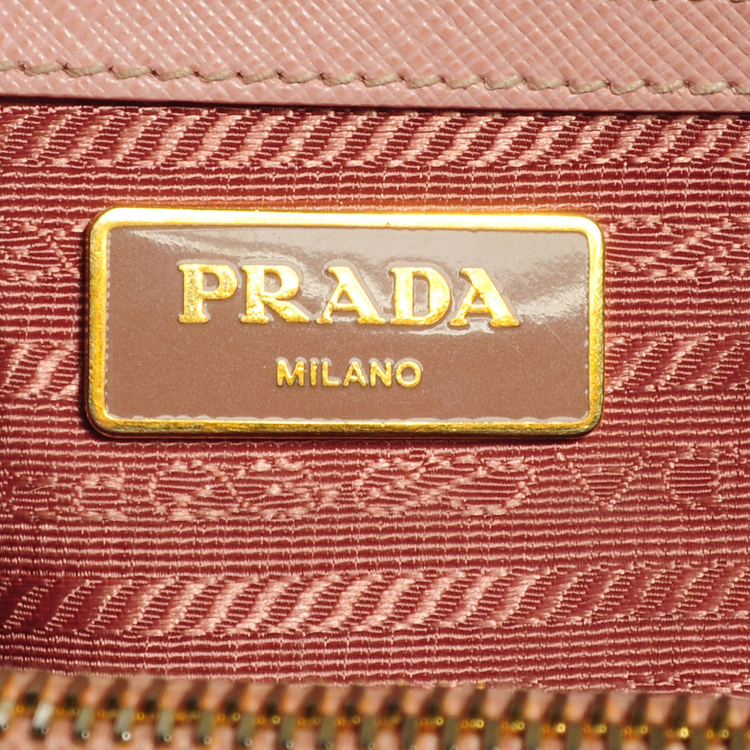 Prada Saffiano Lux Small Double Zip Tote Orchidea 8 of 9