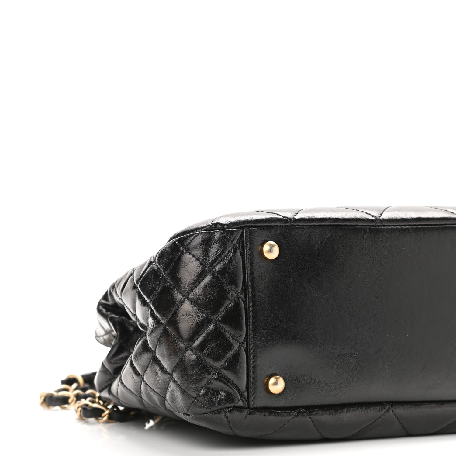 Chanel Glazed Calfskin Quilted Medium Daily Walk Flap Black 8 of 9