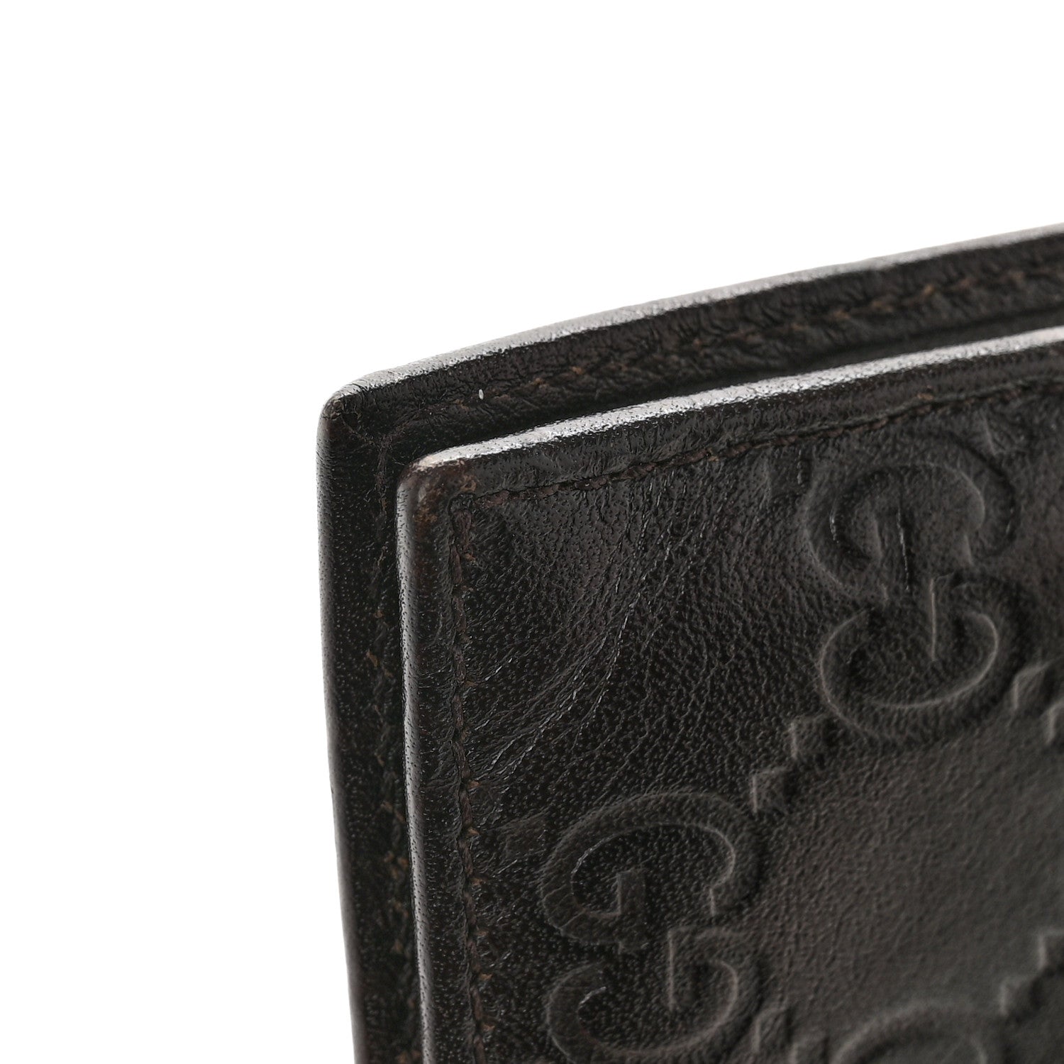 Gucci Guccissima Bi-Fold Wallet Brown 9 of 10