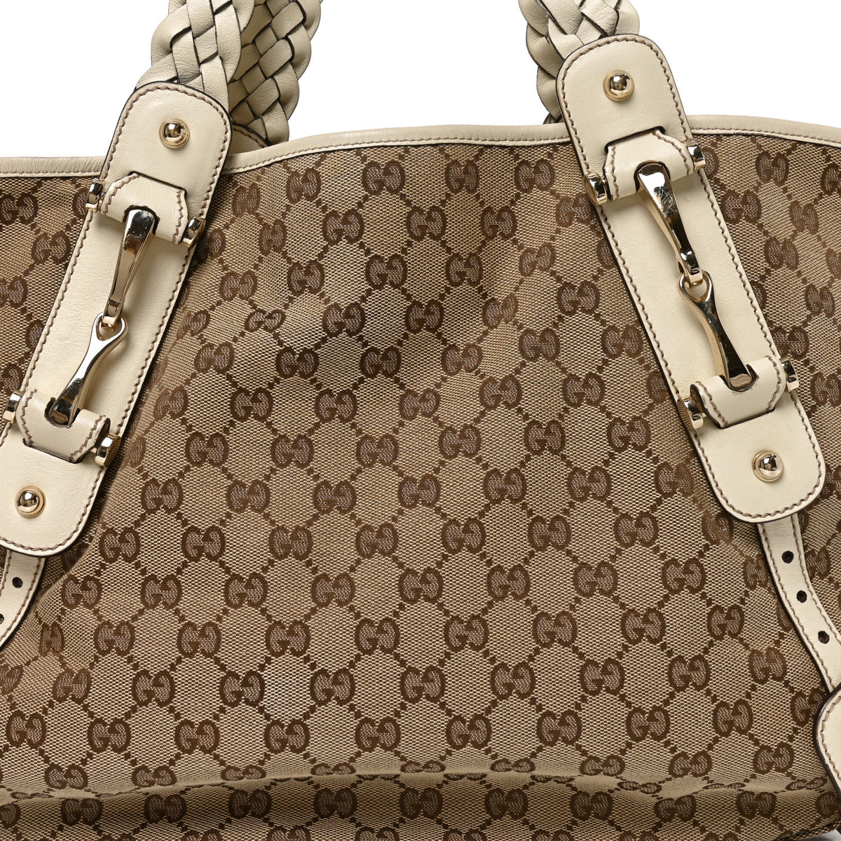 Gucci Monogram Medium Pelham Shoulder Bag Off White 8 of 10