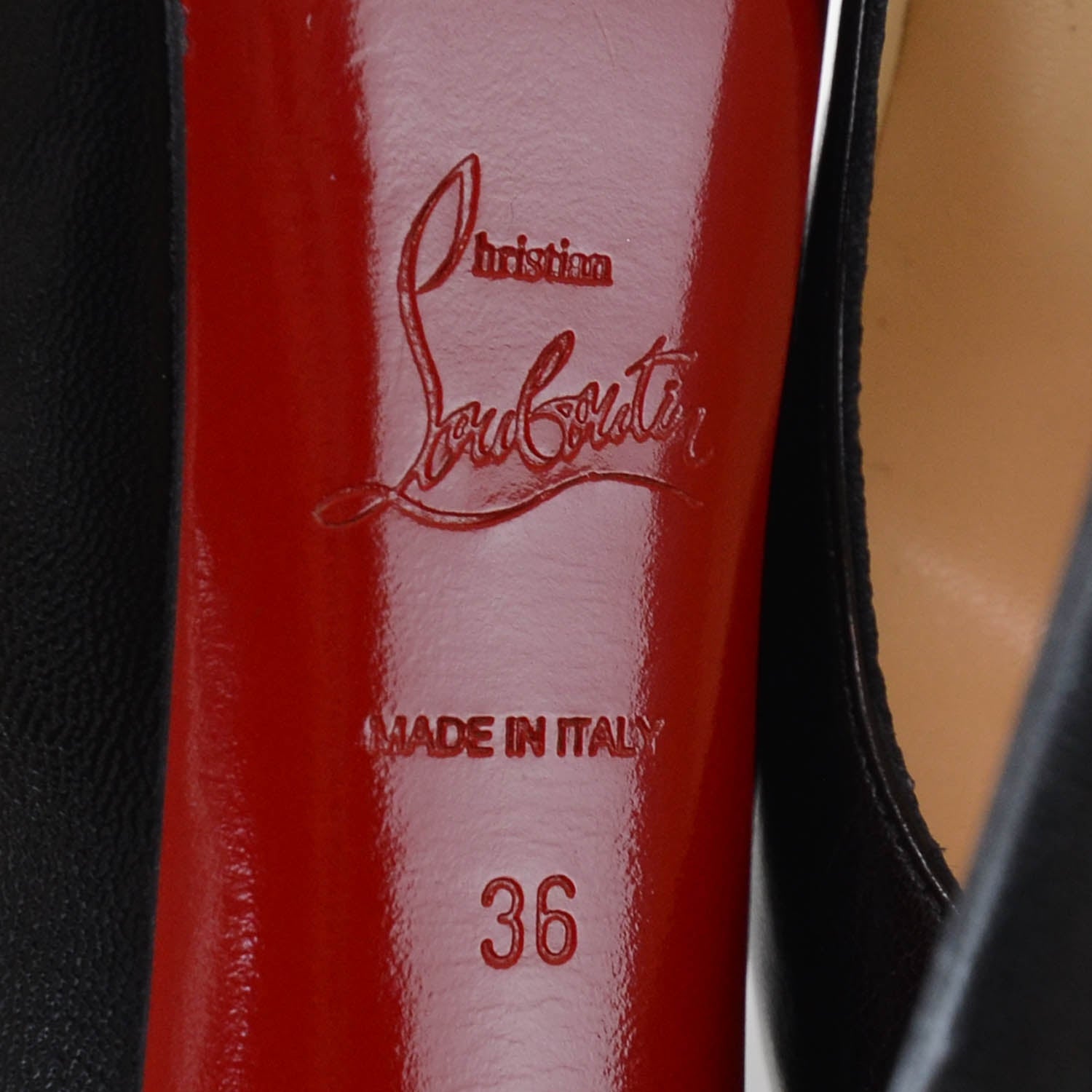Christian Louboutin Kid Daffodile 160 Pumps 36 Black 6 of 6