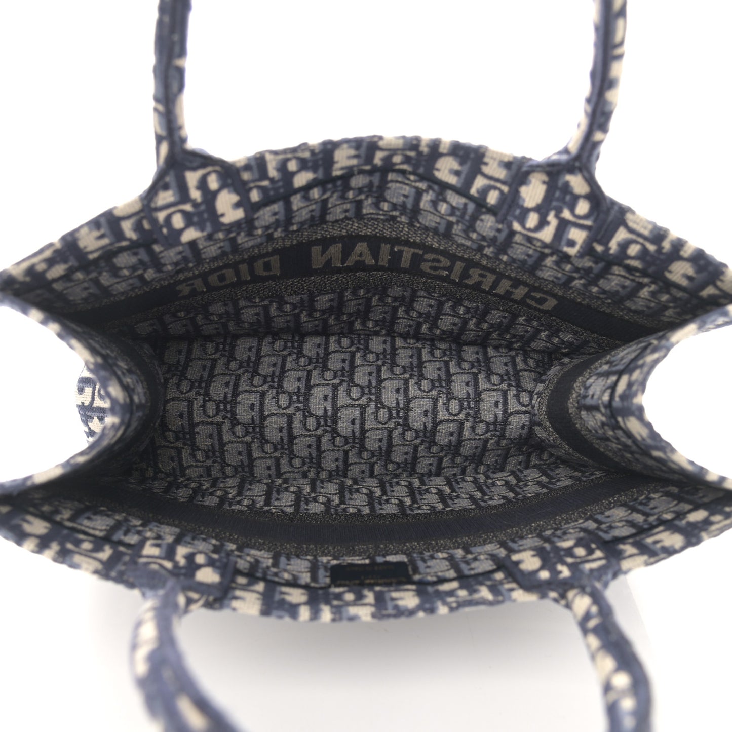 Oblique Medium Book Tote Blue Multicolor