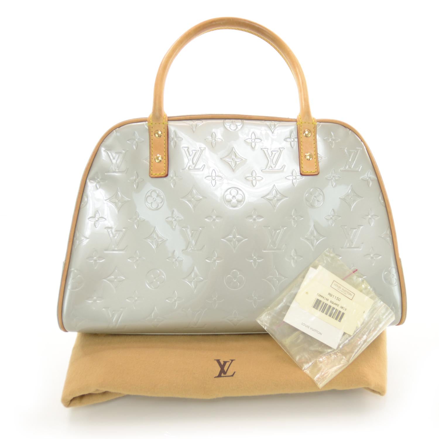 Louis Vuitton Vernis Tompkins Square Gris 3 of 8