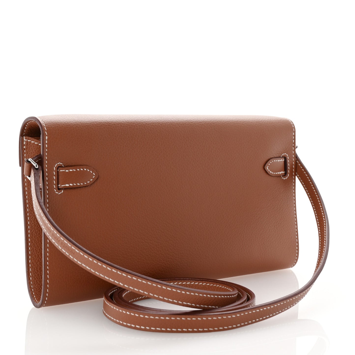 Evercolor Kelly Wallet To Go Gold