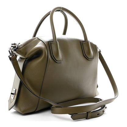 Givenchy Smooth Calfskin Small Soft Antigona Dark Khaki 3 of 10