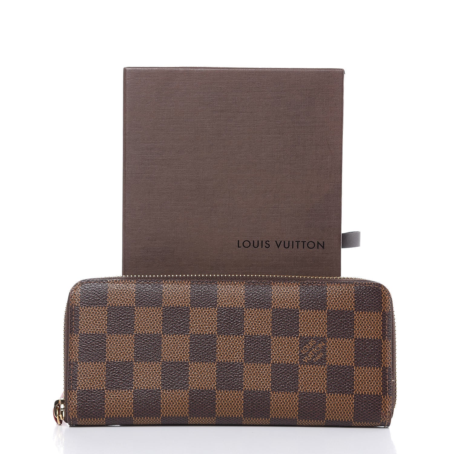 Louis Vuitton Damier Ebene Clemence Wallet Cherry 10 of 10