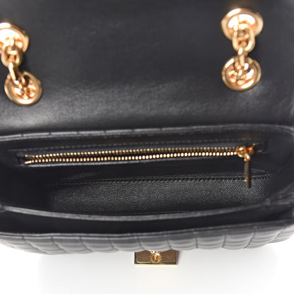 Celine Calfskin Quilted Small C Bag Black 4 of 7