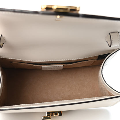 Gucci Calfskin Mini Sylvie Top Handle Bag White 4 of 4