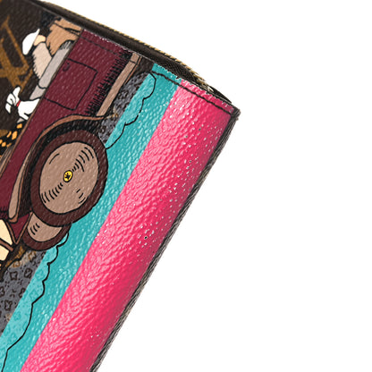 Louis Vuitton Monogram 2015 Christmas Animation Zippy Wallet Hibiscus 13 of 14