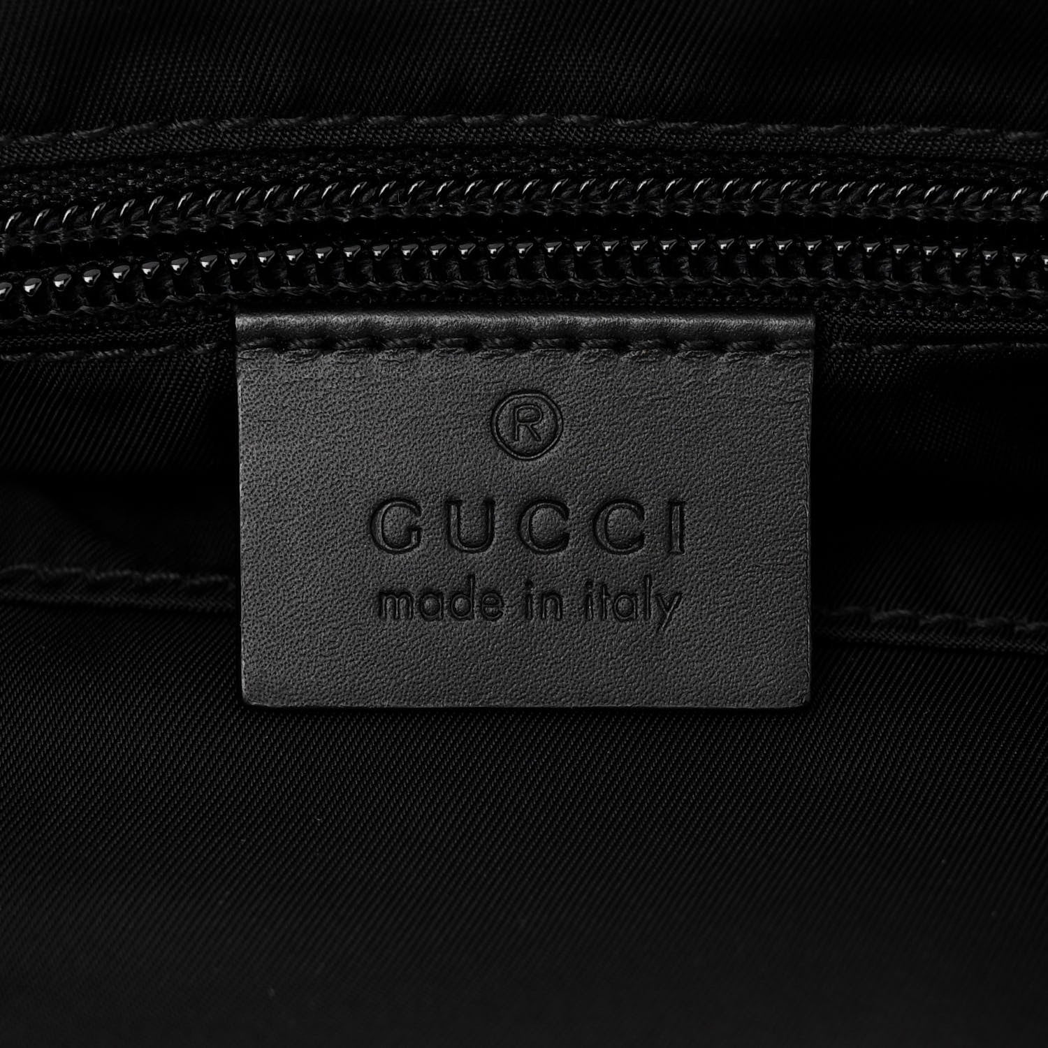 Gucci GG Supreme Monogram Web Messenger Bag Black 6 of 10