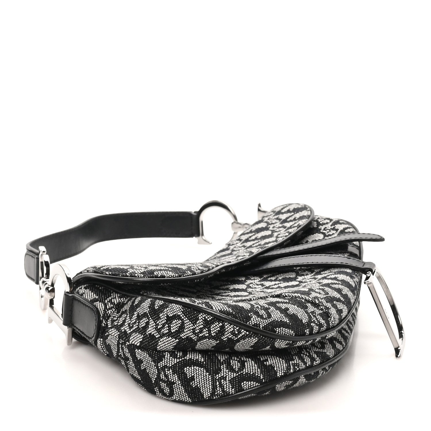Christian Dior Monogram Saddle Bag Black 1926945 – FASHIONPHILE