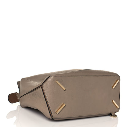 Loewe Calfskin Medium Puzzle Bag Sand Mink 3 of 15