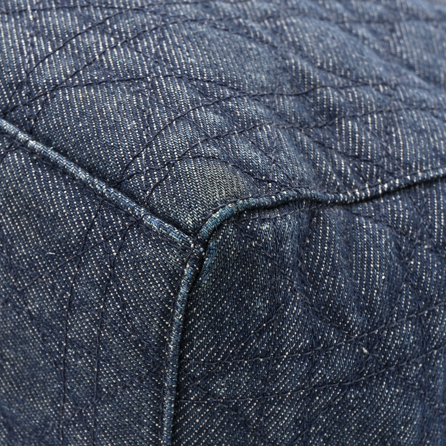 Christian Dior Denim Cannage Large Lady Dior Blue 14 of 18